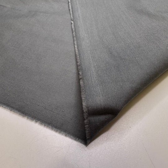 Sleeping On A Rain Cloud - Synthetic Blend Woven - Dark Grey - 1M Bundle - True Deadstock fabric Fabric by private - Sustainable Textile | FABCYCLE