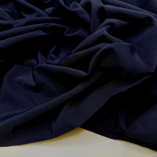 Sleeping Outside - Polyester Blend Woven - Navy - 2.2M Bundle - True Deadstock fabric Fabric by private - Sustainable Textile | FABCYCLE