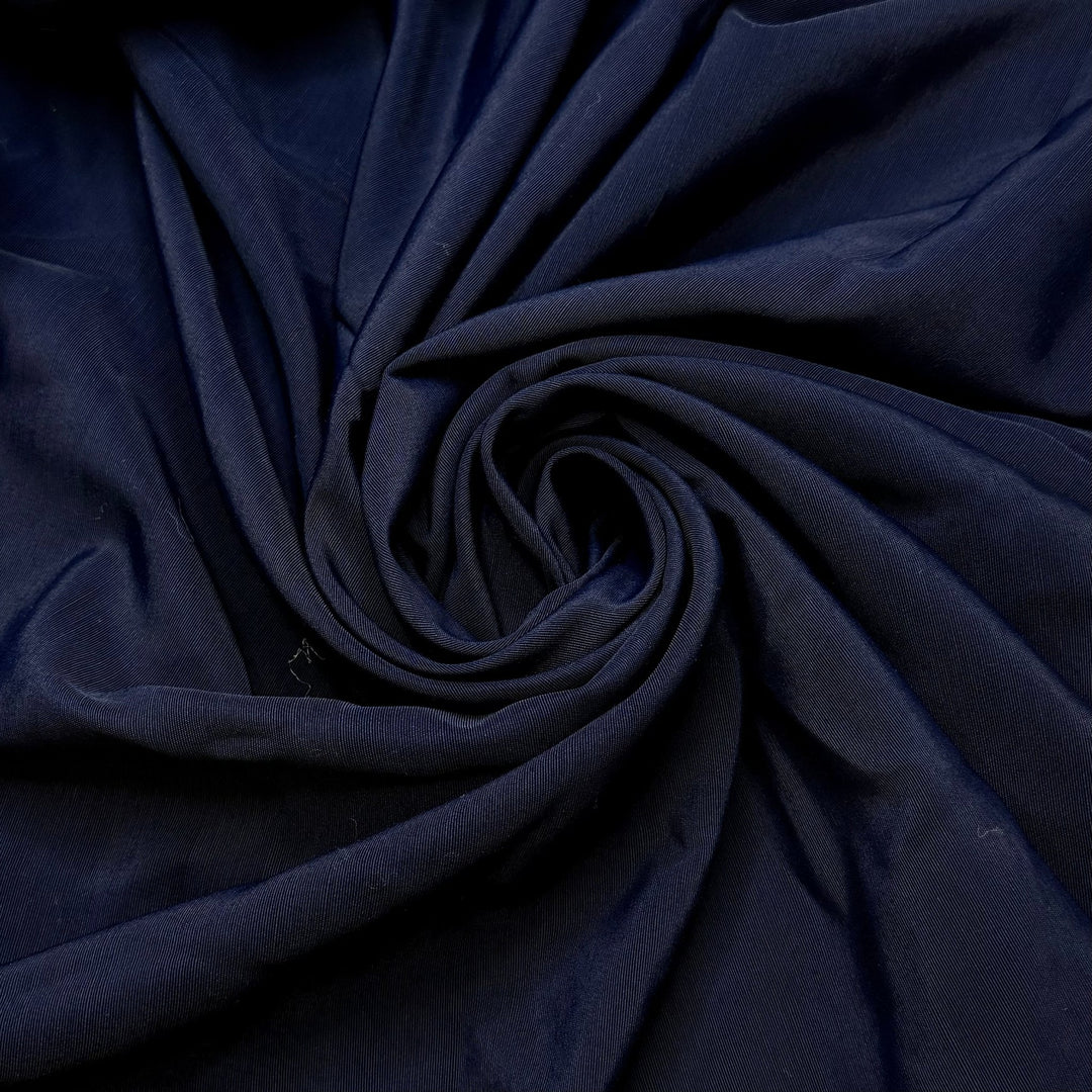 Sleeping Outside - Polyester Blend Woven - Navy - 2.2M Bundle - True Deadstock fabric Fabric by private - Sustainable Textile | FABCYCLE