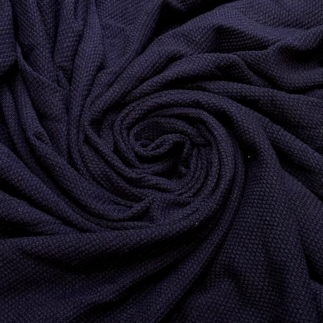 Sleeping Under The Stars - Cotton Blend Knit - Navy - 1.8M Bundle - True Deadstock fabric Fabric by private - Sustainable Textile | FABCYCLE