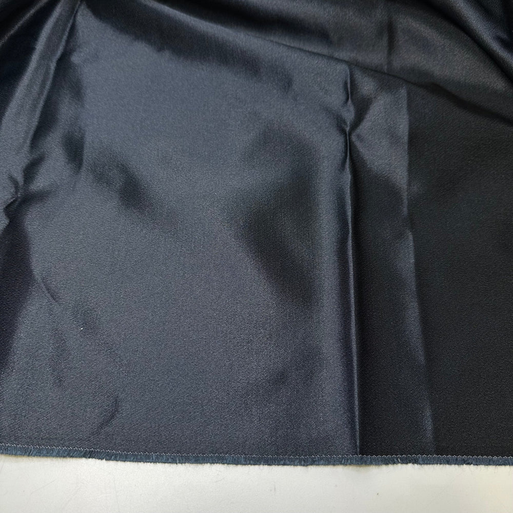 Sleigh Ride Festivities - Water Resistant Sateen Poly/PU Woven - Dark Black/Navy - 1.7M Bundle - True Deadstock fabric Fabric by private - Sustainable Textile | FABCYCLE