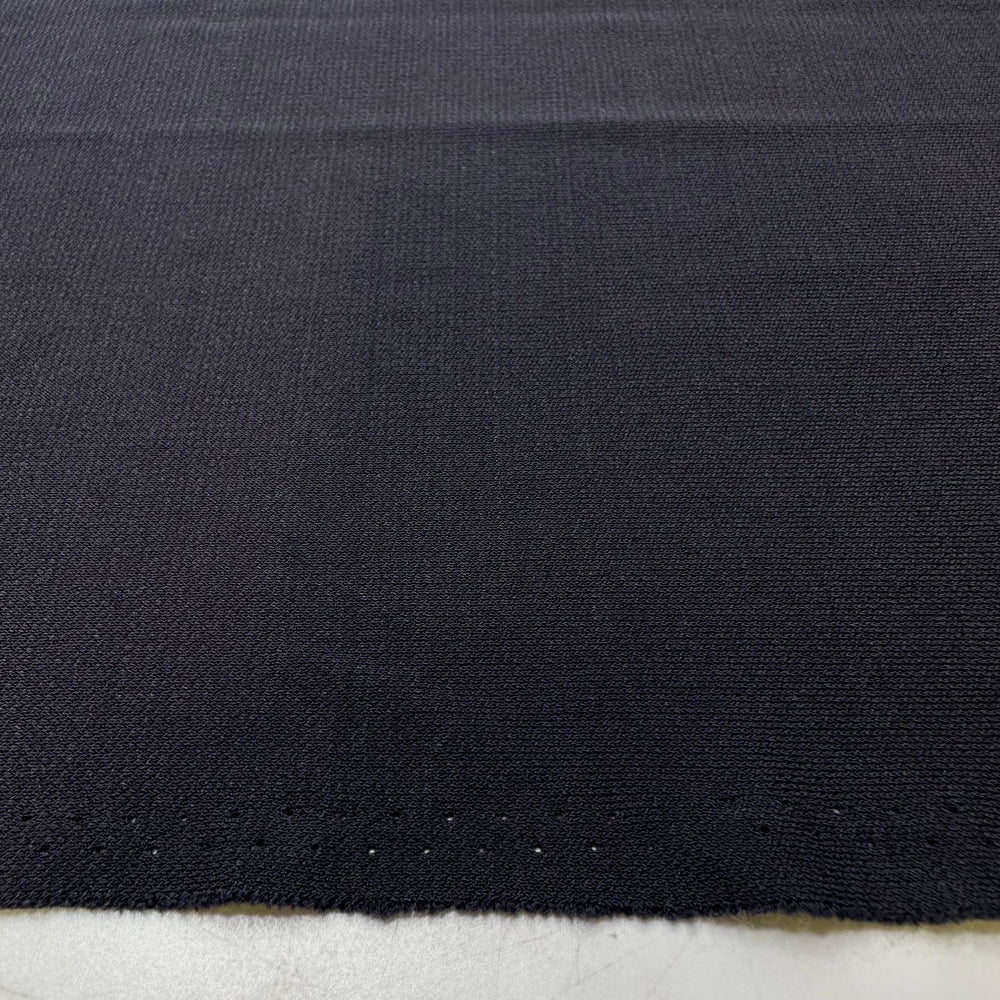 Slink To The Back Of The Class - Sport Mesh Polyester Blend Knit - Dark Navy - 2M Bundle - True Deadstock fabric Fabric by private - Sustainable Textile | FABCYCLE