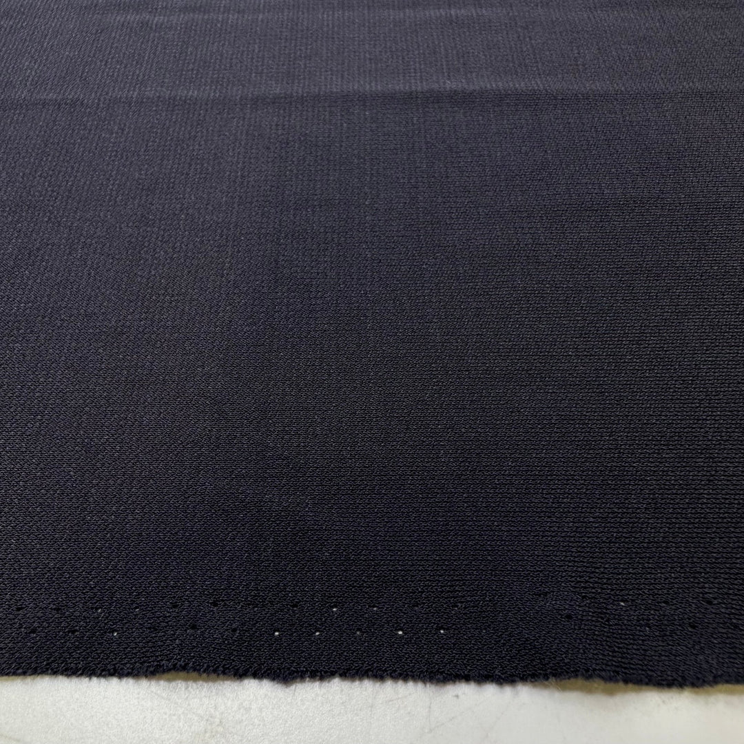 Slink To The Back Of The Class - Sport Mesh Polyester Blend Knit - Dark Navy - 2M Bundle - True Deadstock fabric Fabric by private - Sustainable Textile | FABCYCLE
