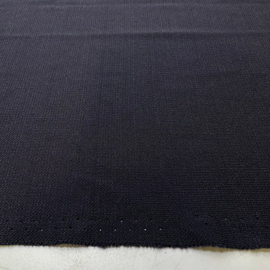 Slink To The Back Of The Class - Sport Mesh Polyester Blend Knit - Dark Navy - 2M Bundle - True Deadstock fabric Fabric by private - Sustainable Textile | FABCYCLE