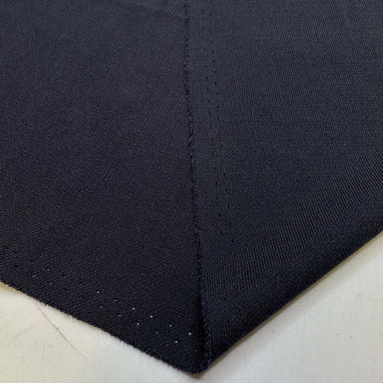 Slink To The Back Of The Class - Sport Mesh Polyester Blend Knit - Dark Navy - 2M Bundle - True Deadstock fabric Fabric by private - Sustainable Textile | FABCYCLE