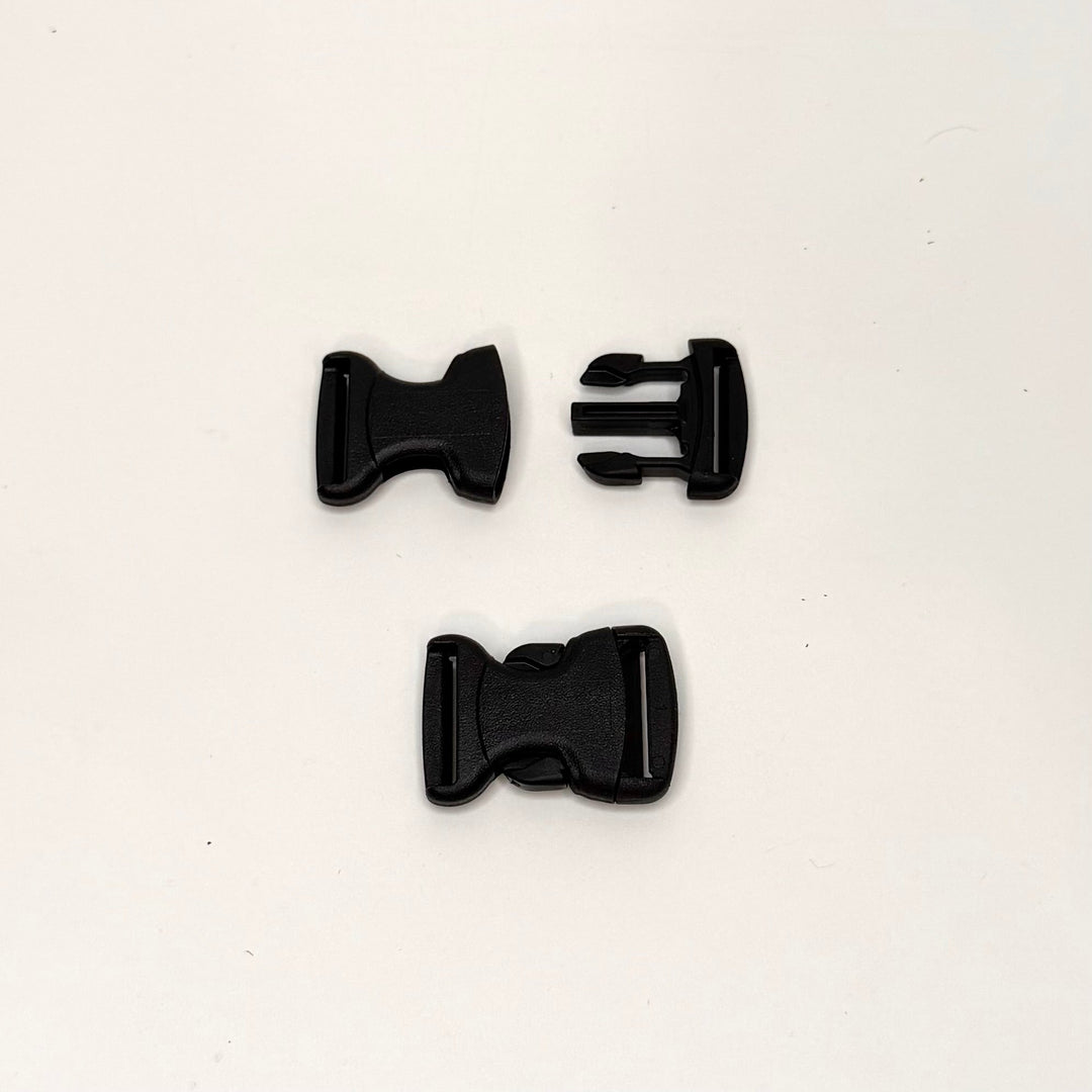 Small Black Buckles - Black - Individual - True Deadstock supplies Fabric by private - Sustainable Textile | FABCYCLE