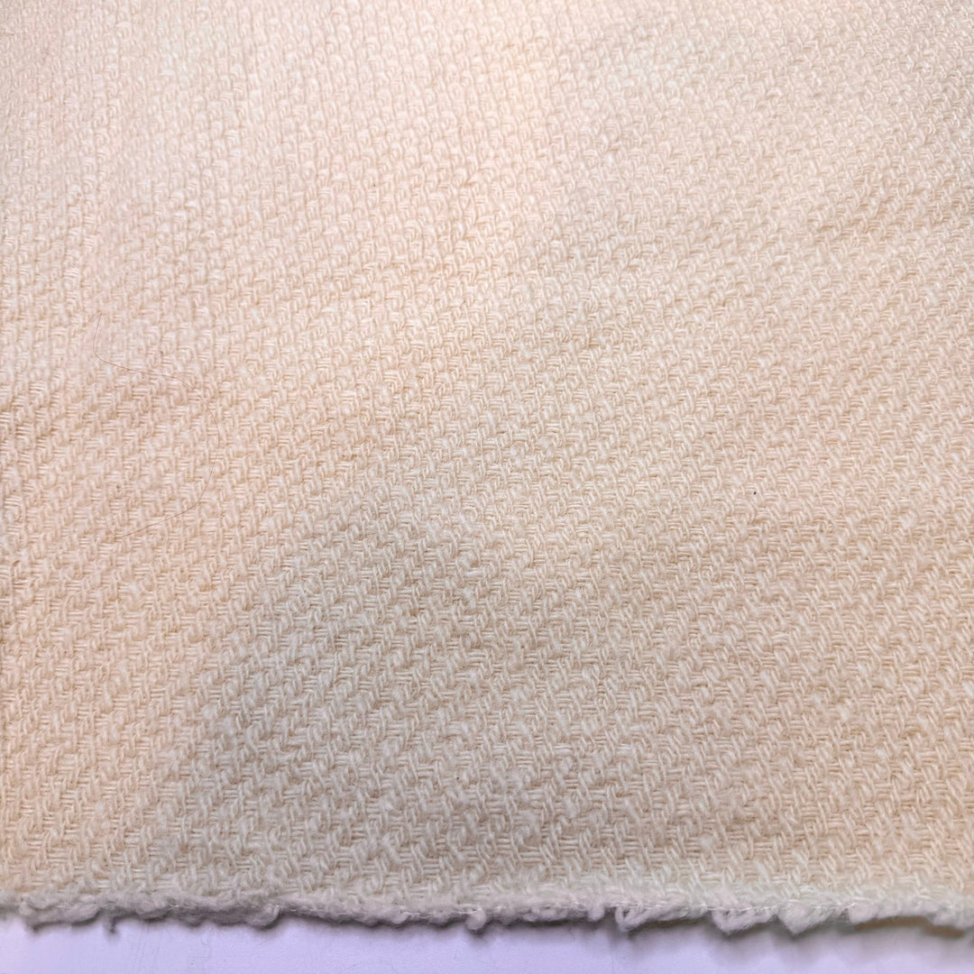 Smells Like Home - Wool Woven - Cream - 1.7M Bundle - True Deadstock fabric Fabric by private - Sustainable Textile | FABCYCLE