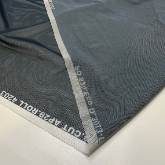 Smells Like Team Spirit - Mesh Poly/Spandex Knit - Light Navy - 2.4M Bundle - True Deadstock fabric Fabric by private - Sustainable Textile | FABCYCLE