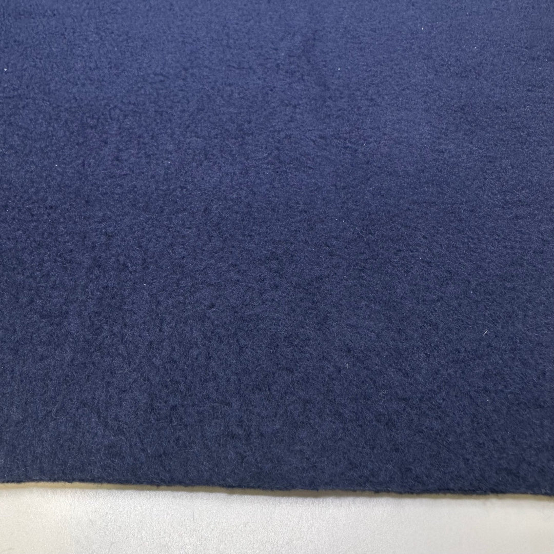 Smooth Sailing - Fleece Poly Knit - Navy - 1.1M Bundle - True Deadstock fabric Fabric by private - Sustainable Textile | FABCYCLE