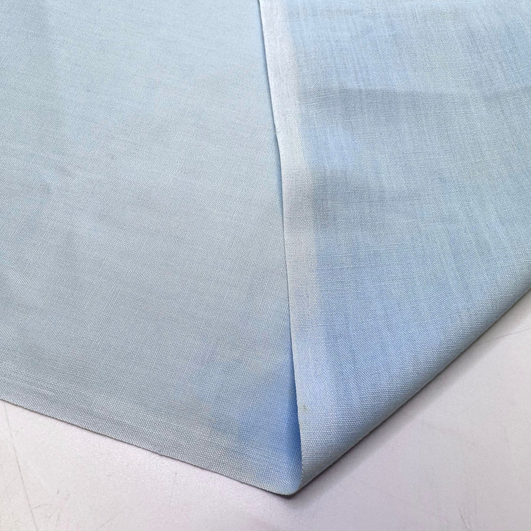 Snow Blower - Poly/Cotton Woven - Light Blue - 1.75M Bundle - True Deadstock fabric Fabric by private - Sustainable Textile | FABCYCLE