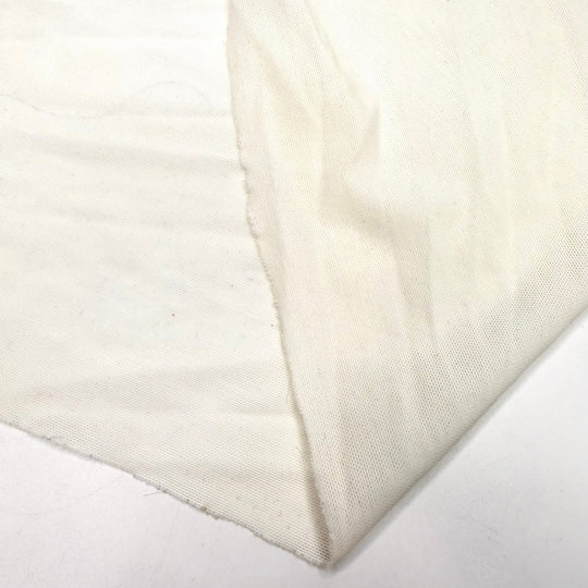 Snow Cone Truck - Mesh Poly/Spandex Knit - Light Cream - 1.2M Bundle - True Deadstock fabric Fabric by private - Sustainable Textile | FABCYCLE