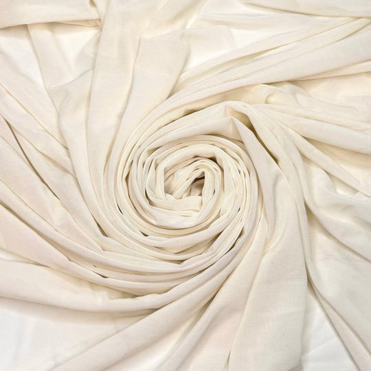 Snow Cone Truck - Mesh Poly/Spandex Knit - Light Cream - 1.2M Bundle - True Deadstock fabric Fabric by private - Sustainable Textile | FABCYCLE
