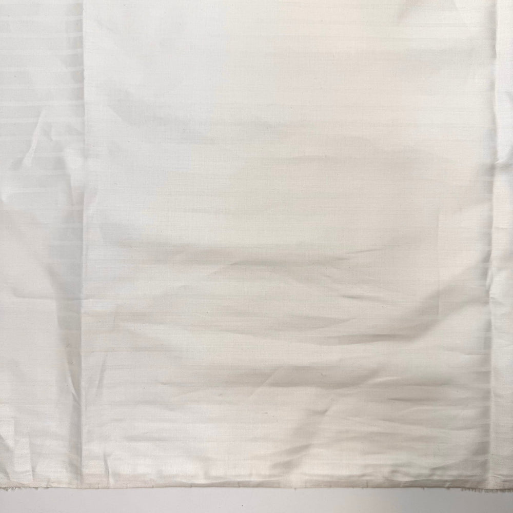 Snow Glad To Meet You - Cotton Woven - White Pinstripe - 2.45M Bundle - True Deadstock fabric Fabric by private - Sustainable Textile | FABCYCLE
