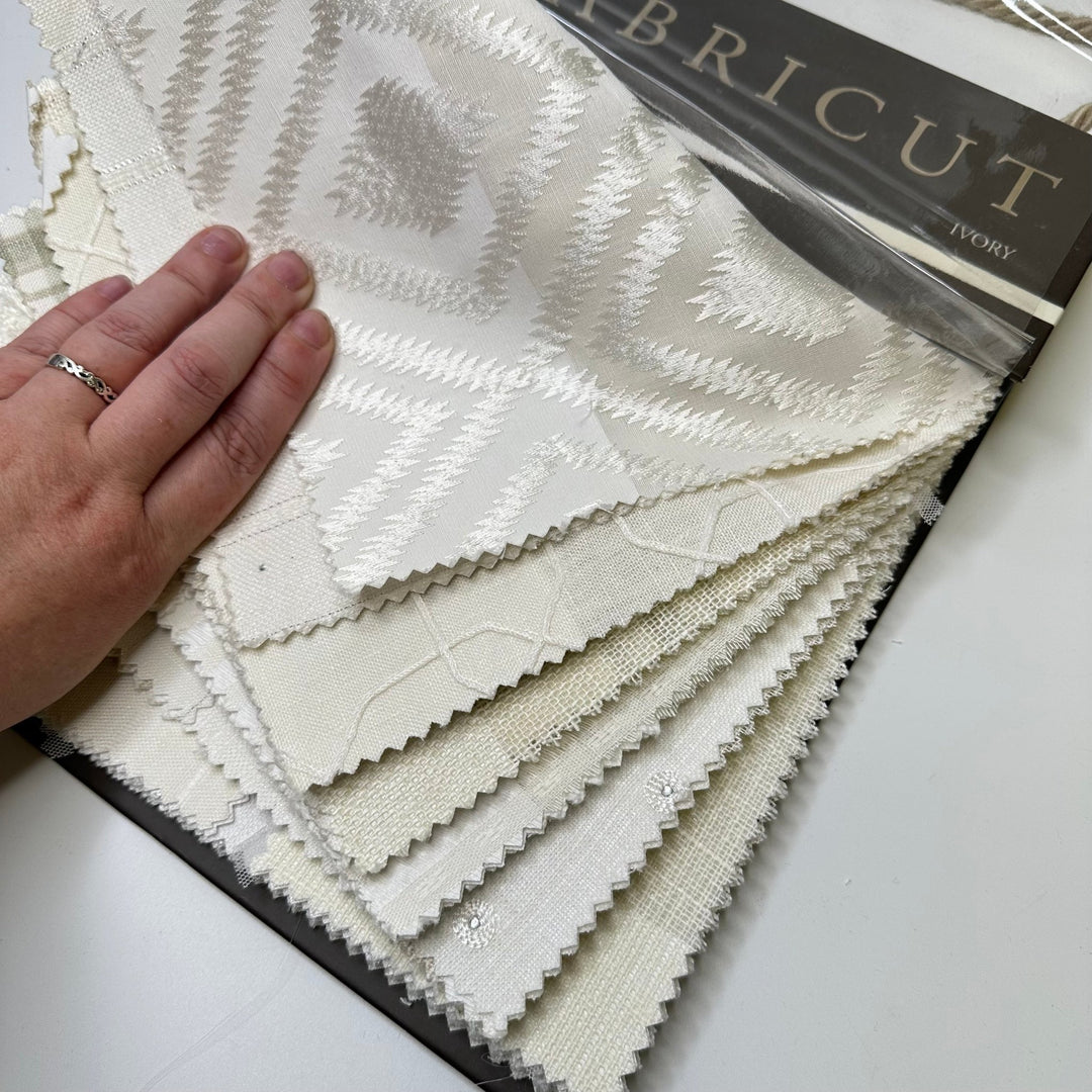 Snow - Home Décor Sample Books - Square - True Deadstock fabric Fabric by private - Sustainable Textile | FABCYCLE