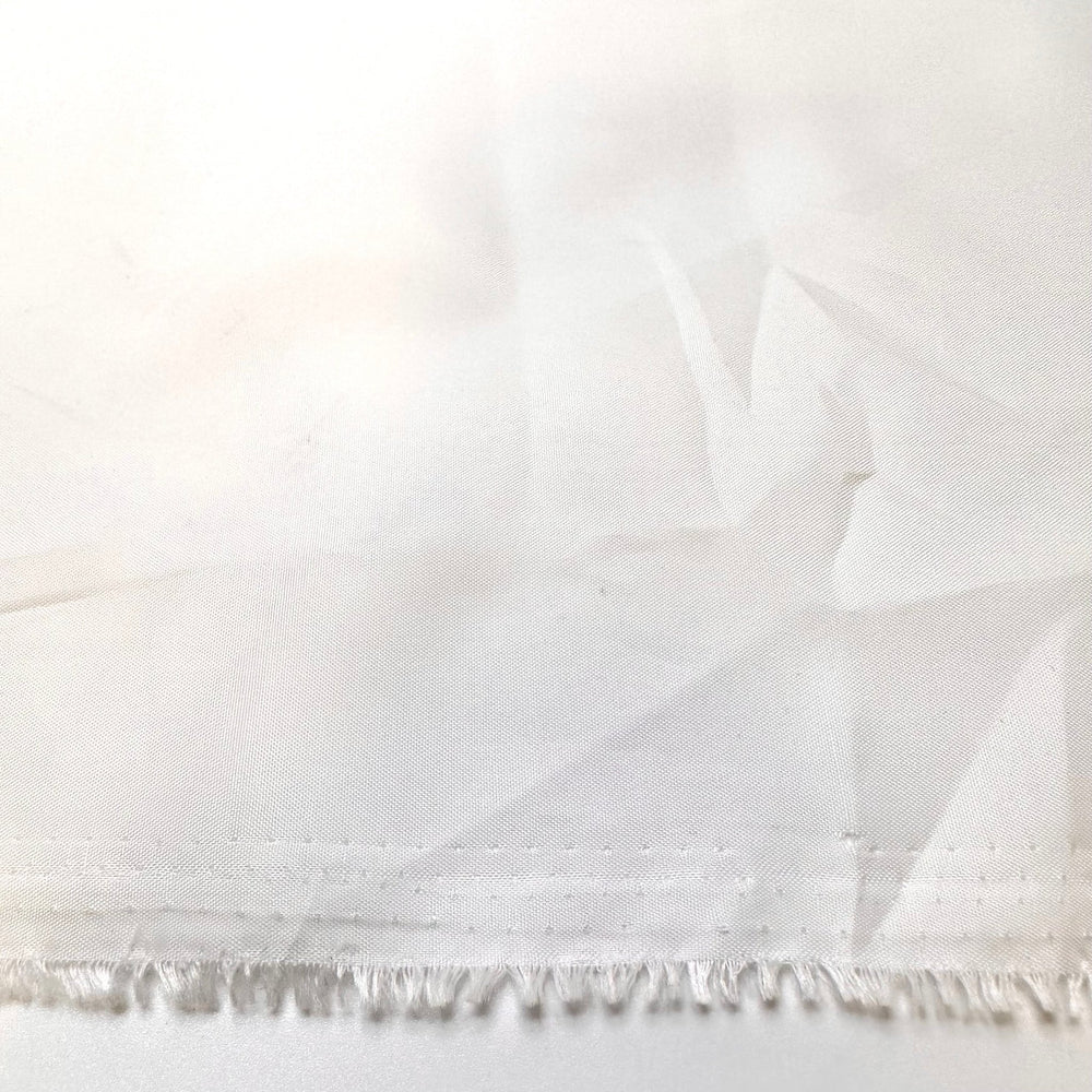 Snow White - Polyester Blend Woven - White - Bundles - True Deadstock fabric Fabric by private - Sustainable Textile | FABCYCLE
