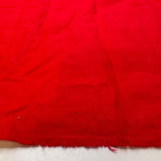 Snug Like A Bug In A Rug - Natural Blend Woven - Red - 2.5M Bundle - True Deadstock fabric Fabric by private - Sustainable Textile | FABCYCLE