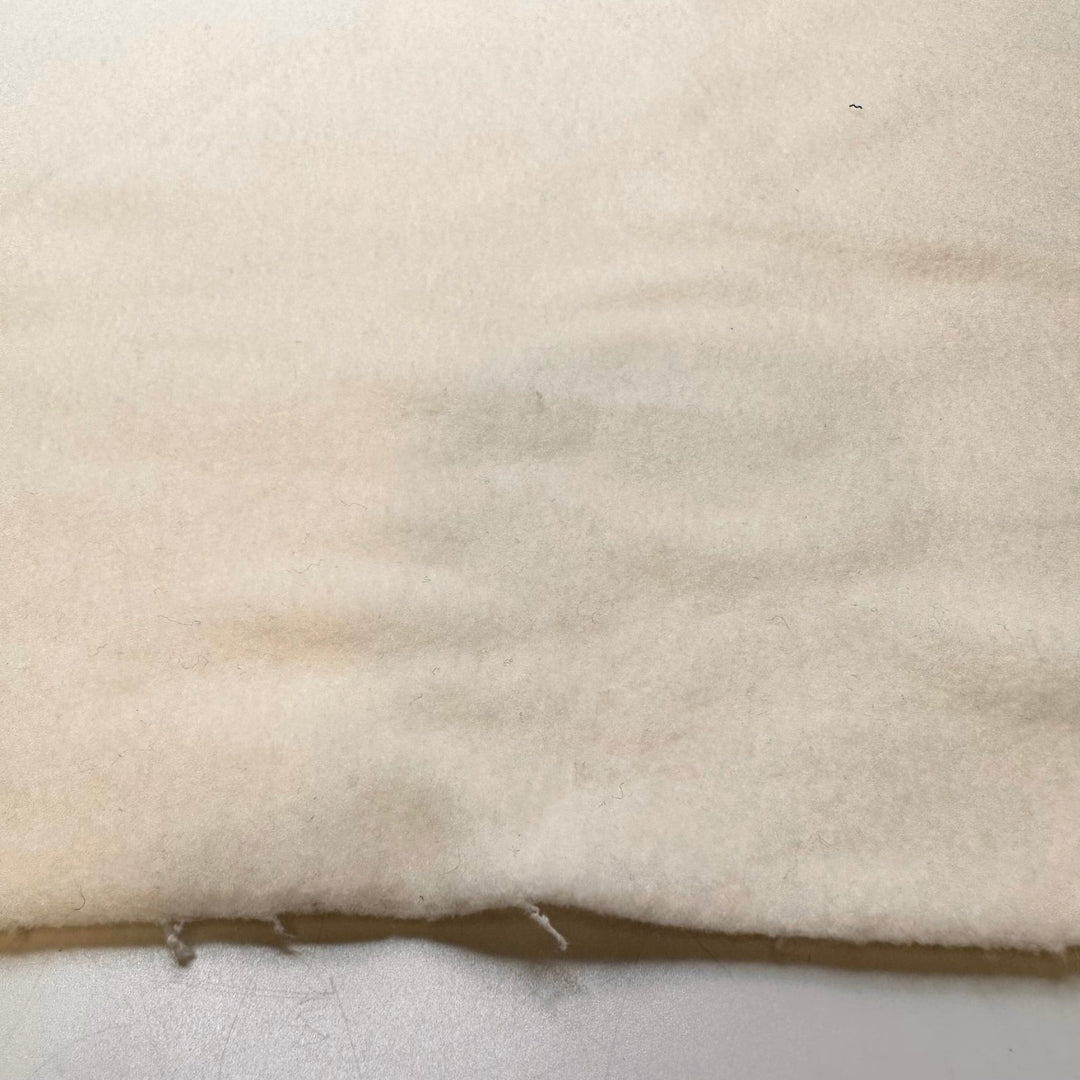 So Cozy - Tubular Jersey Fleece Synthetic Blend Knit - Light Cream - 2M Bundle - True Deadstock fabric Fabric by private - Sustainable Textile | FABCYCLE
