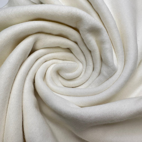 So Cozy - Tubular Jersey Fleece Synthetic Blend Knit - Light Cream - 2M Bundle - True Deadstock fabric Fabric by private - Sustainable Textile | FABCYCLE