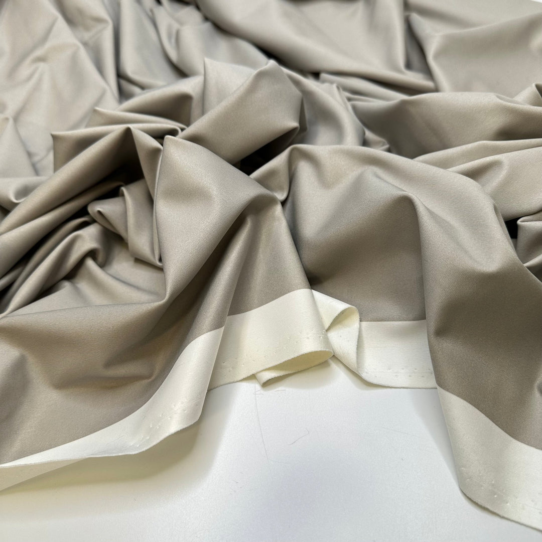 So Smooth - Poly/Spandex Knit - Light Grey - 2.1M Bundle - True Deadstock fabric Fabric by private - Sustainable Textile | FABCYCLE