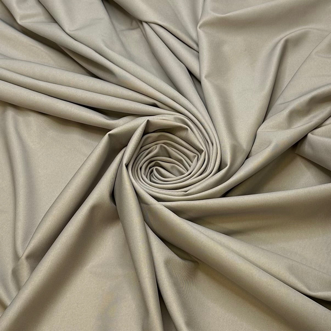 So Smooth - Poly/Spandex Knit - Light Grey - 2.1M Bundle - True Deadstock fabric Fabric by private - Sustainable Textile | FABCYCLE