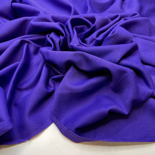 Social Media Detoxing - Polyester Blend Woven - Purple/Blue - 1.3M Bundle - True Deadstock fabric Fabric by private - Sustainable Textile | FABCYCLE