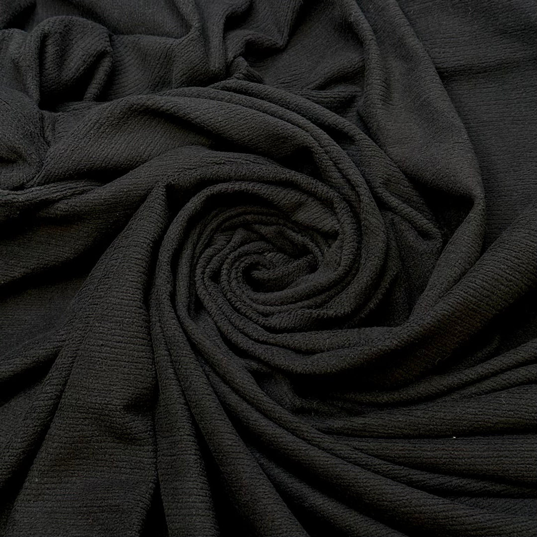 Soft Armour - Vintage Jersey Fleece Poly Knit - Brown/Black - Bundles - True Deadstock fabric Fabric by private - Sustainable Textile | FABCYCLE