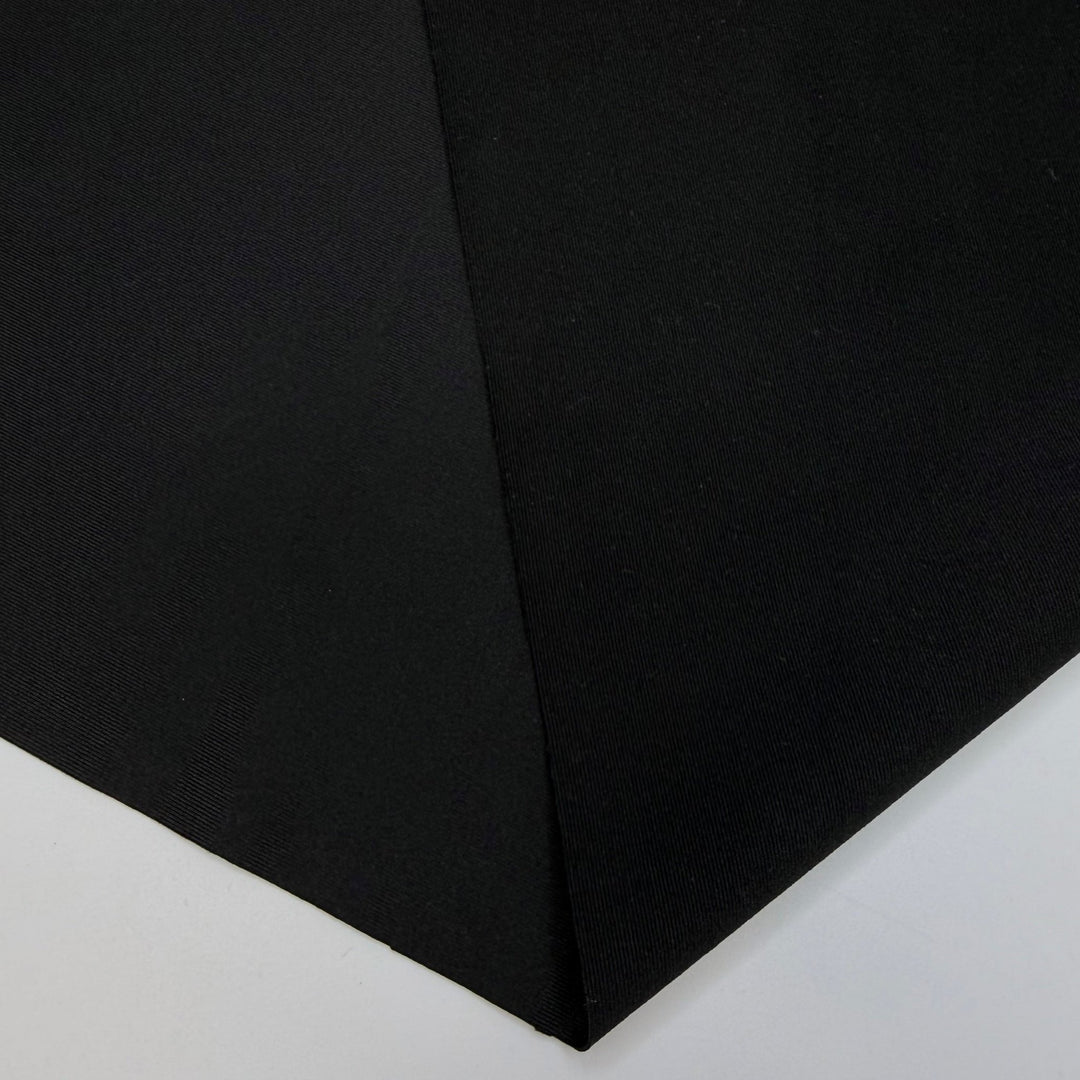 Soft But Dramatic - Ponte Knit Polyester Blend Knit - Black - 3.6M Bundle - True Deadstock fabric Fabric by private - Sustainable Textile | FABCYCLE