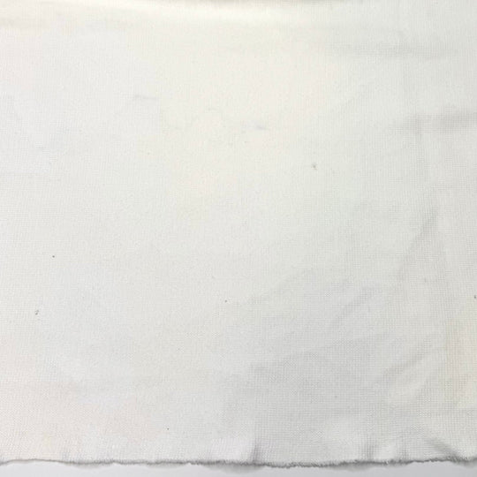Soft Stretch Things - Rib Knit Cotton Blend Knit - Cream - 1.2M Bundle - True Deadstock fabric Fabric by private - Sustainable Textile | FABCYCLE