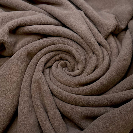 Soft Warm And Fluffy - Fleece Polyester Blend Knit - Grey - 2M Bundle - True Deadstock fabric Fabric by private - Sustainable Textile | FABCYCLE