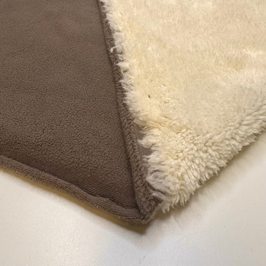 Soft Warm And Fluffy - Fleece Polyester Blend Knit - Grey - 2M Bundle - True Deadstock fabric Fabric by private - Sustainable Textile | FABCYCLE