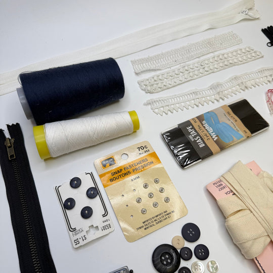 Solid Gold - Supplies Grab Bag - Multi - Pack - True Deadstock supplies Fabric by private - Sustainable Textile | FABCYCLE