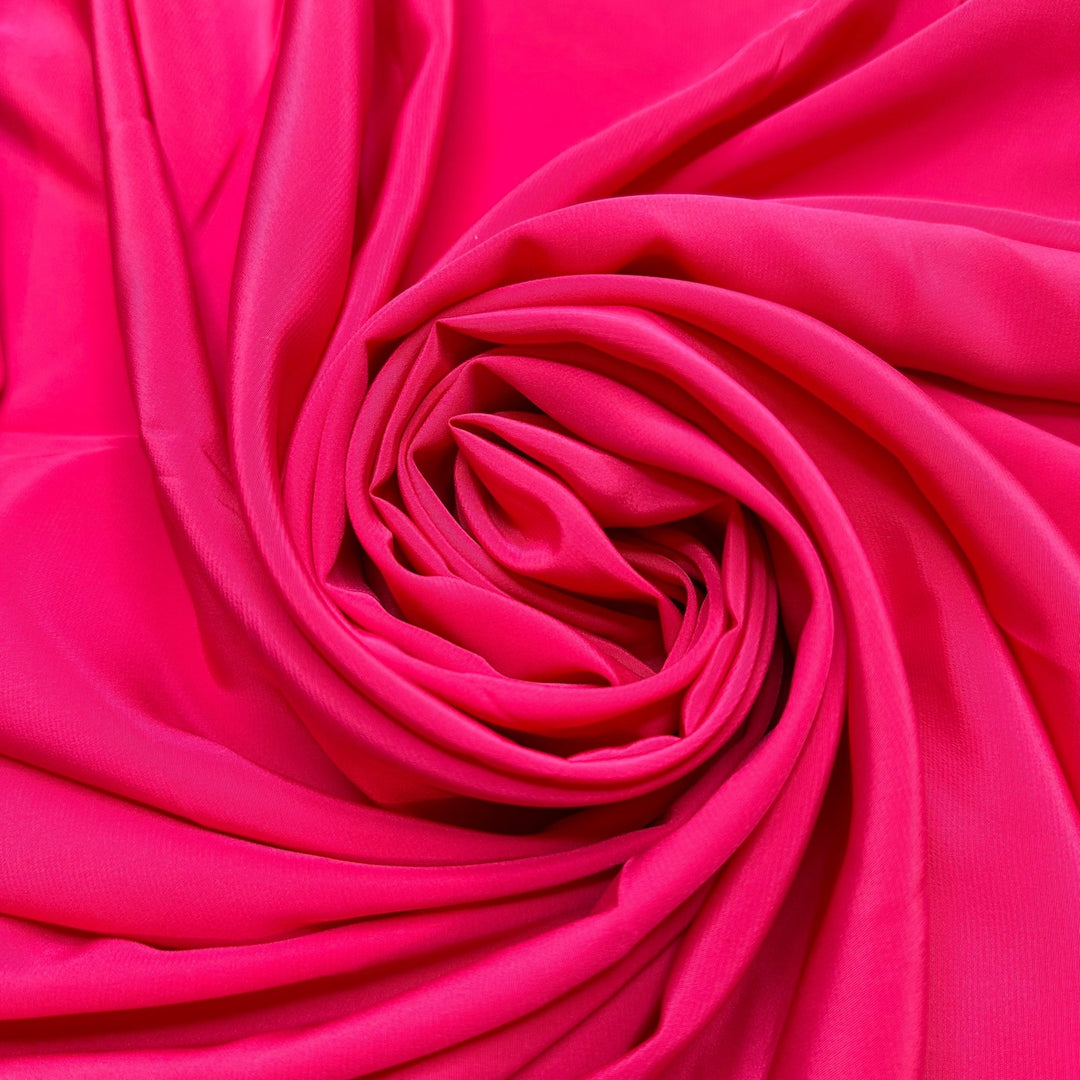 Solstice Barbie - Polyester Blend Woven - Pink - 2.65M Bundle - True Deadstock fabric Fabric by private - Sustainable Textile | FABCYCLE