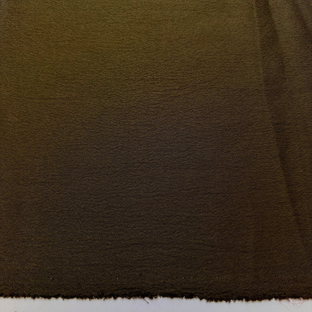 Songbird - Polyester Blend Woven - Dark Brown/Green - 1M Bundle - True Deadstock fabric Fabric by private - Sustainable Textile | FABCYCLE
