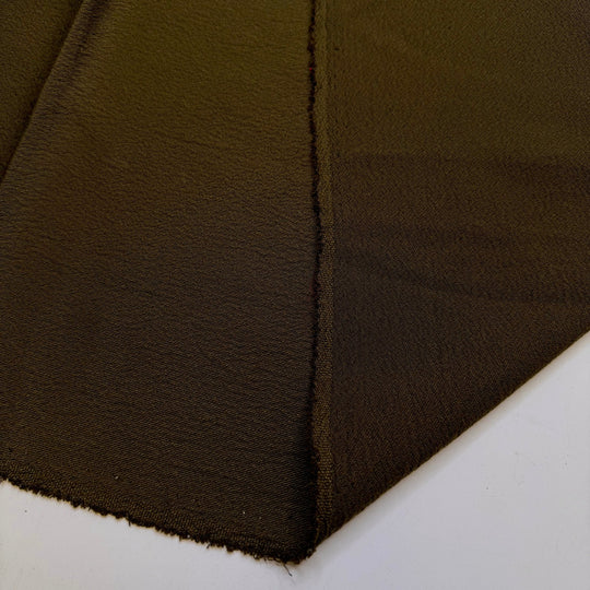 Songbird - Polyester Blend Woven - Dark Brown/Green - 1M Bundle - True Deadstock fabric Fabric by private - Sustainable Textile | FABCYCLE