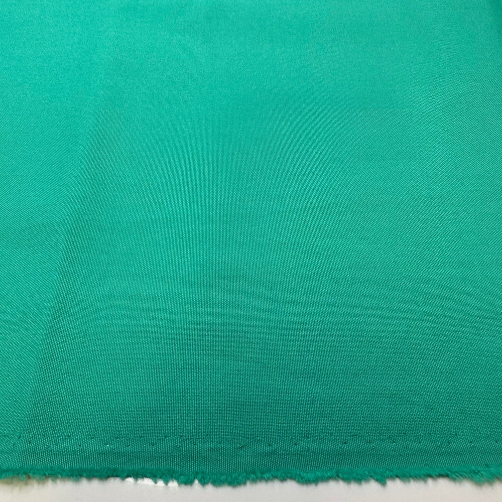 Sorbet Or Sherbet - Polyester Blend Woven - Beige/Teal - 3M Bundle - True Deadstock fabric Fabric by private - Sustainable Textile | FABCYCLE