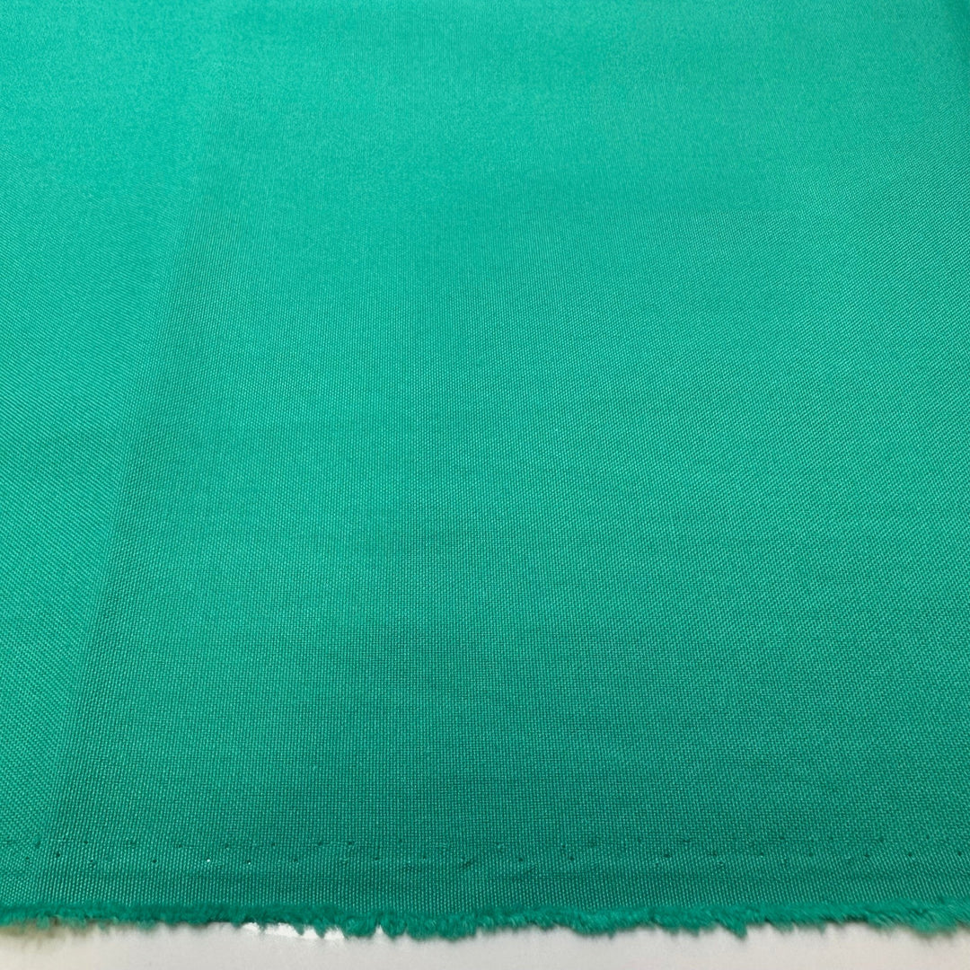 Sorbet Or Sherbet - Polyester Blend Woven - Beige/Teal - 3M Bundle - True Deadstock fabric Fabric by private - Sustainable Textile | FABCYCLE