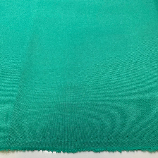 Sorbet Or Sherbet - Polyester Blend Woven - Beige/Teal - 3M Bundle - True Deadstock fabric Fabric by private - Sustainable Textile | FABCYCLE