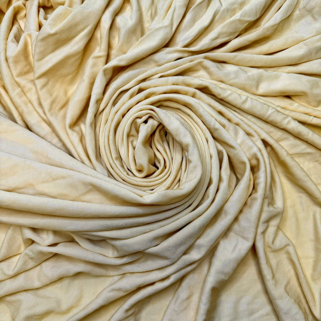 Sorting My Stash - Jersey Natural Blend Knit - Dark Cream - 2.7M Bundle - True Deadstock fabric Fabric by private - Sustainable Textile | FABCYCLE