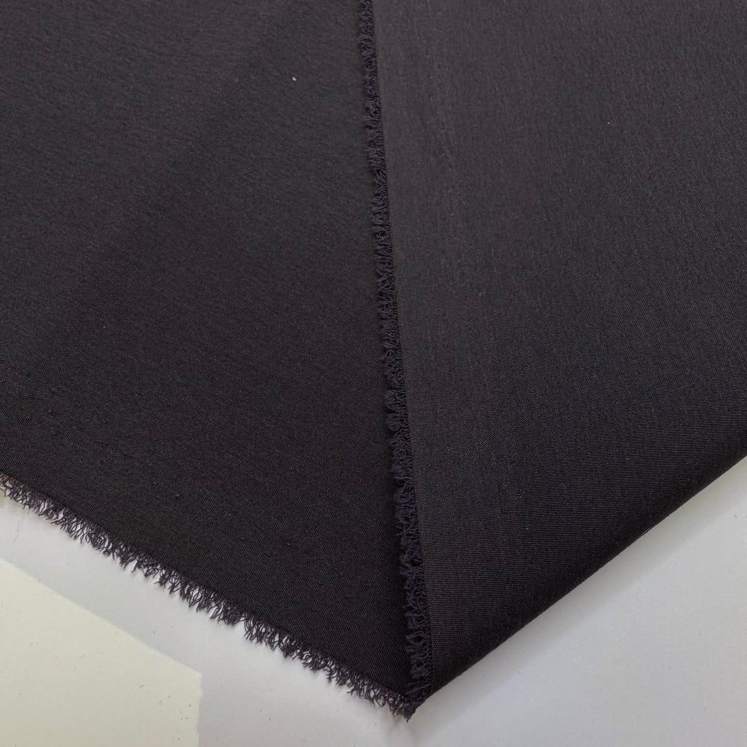 Sound Check - Water Resistant Polyester Blend Woven - Dark Grey - 1.9M Bundle - True Deadstock fabric Fabric by private - Sustainable Textile | FABCYCLE