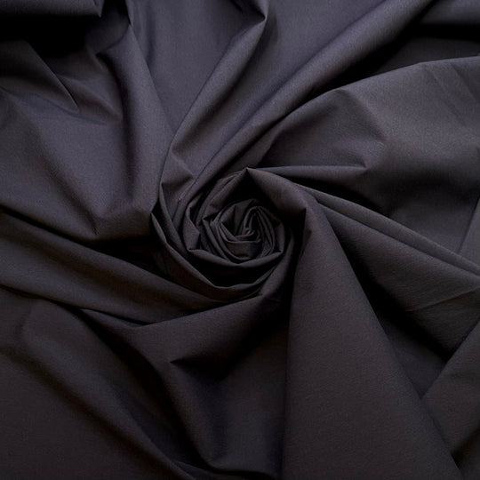 Sound Check - Water Resistant Polyester Blend Woven - Dark Grey - 1.9M Bundle - True Deadstock fabric Fabric by private - Sustainable Textile | FABCYCLE