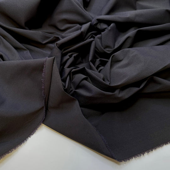 Sound Check - Water Resistant Polyester Blend Woven - Dark Grey - 1.9M Bundle - True Deadstock fabric Fabric by private - Sustainable Textile | FABCYCLE