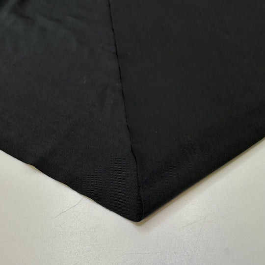 Spare Tire - Polyester Blend Knit - Black - 2M Bundle - True Deadstock fabric Fabric by private - Sustainable Textile | FABCYCLE