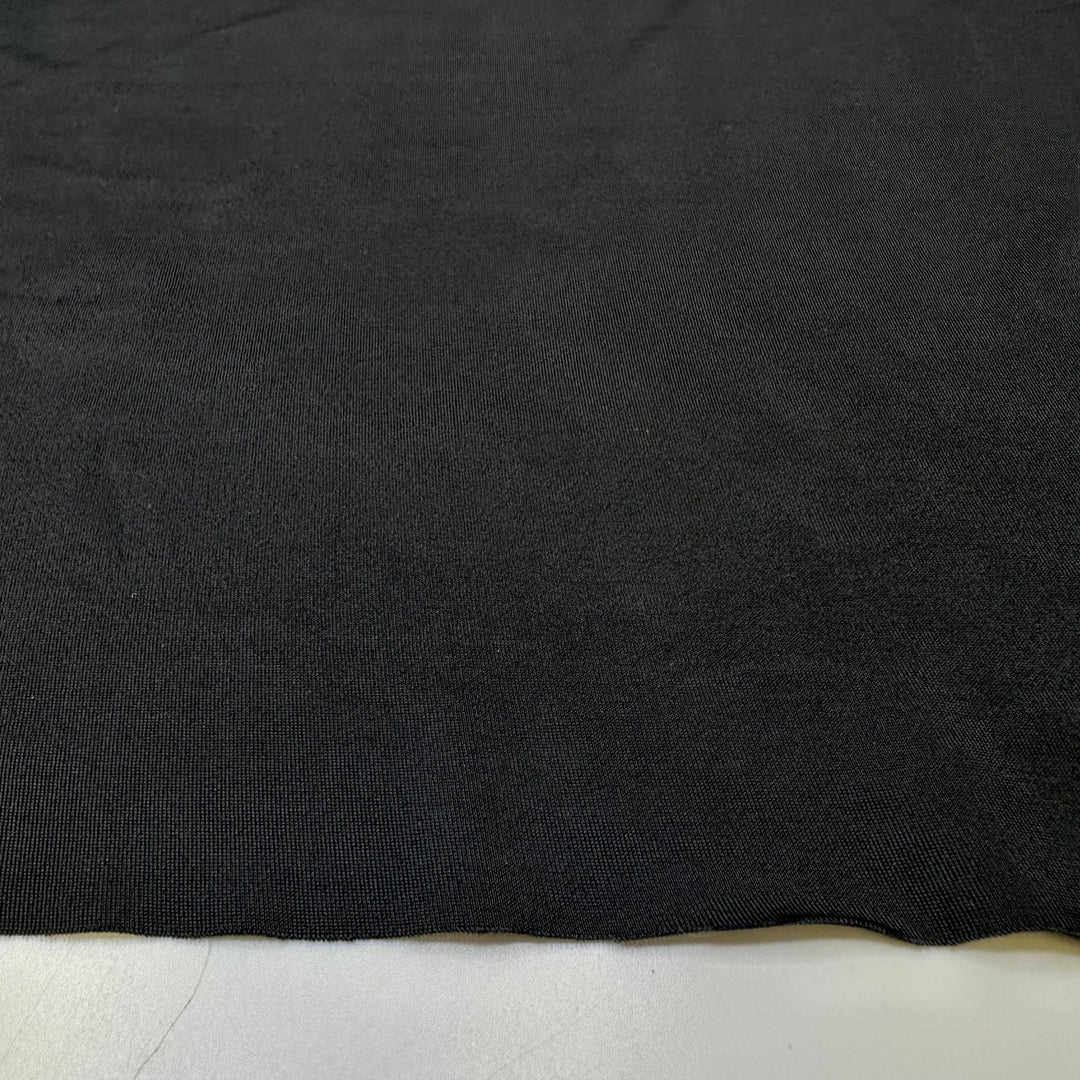 Spare Tire - Polyester Blend Knit - Black - 2M Bundle - True Deadstock fabric Fabric by private - Sustainable Textile | FABCYCLE