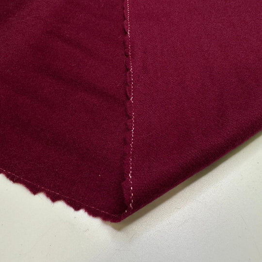 Sparkling Wine - Wool Woven - Burgundy - 1.1M Bundle - True Deadstock fabric Fabric by private - Sustainable Textile | FABCYCLE