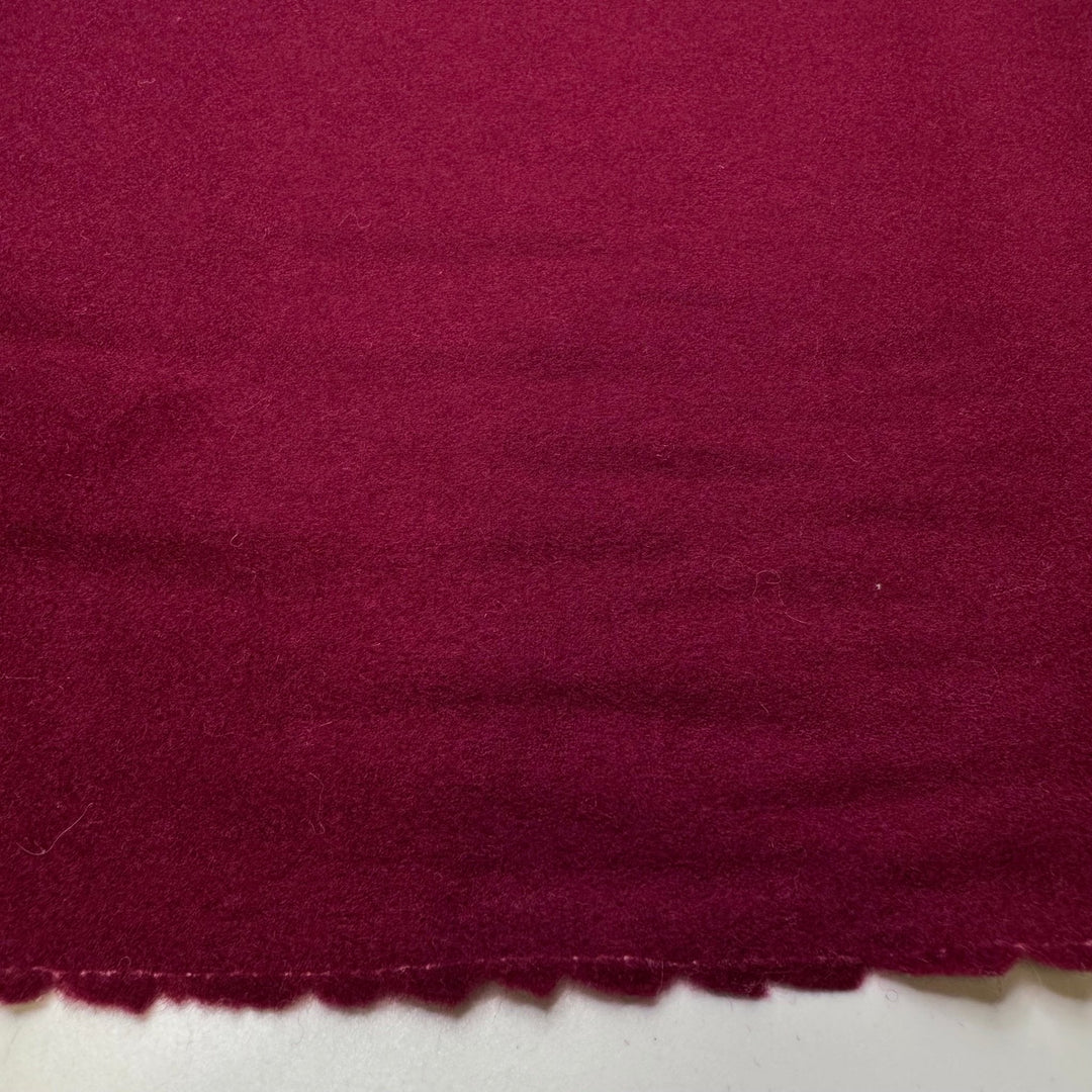 Sparkling Wine - Wool Woven - Burgundy - 1.1M Bundle - True Deadstock fabric Fabric by private - Sustainable Textile | FABCYCLE