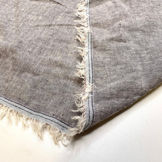 Speeches At The Reception - Poplin Cotton Woven - Light Grey - 4.35M Bundle - True Deadstock fabric Fabric by private - Sustainable Textile | FABCYCLE