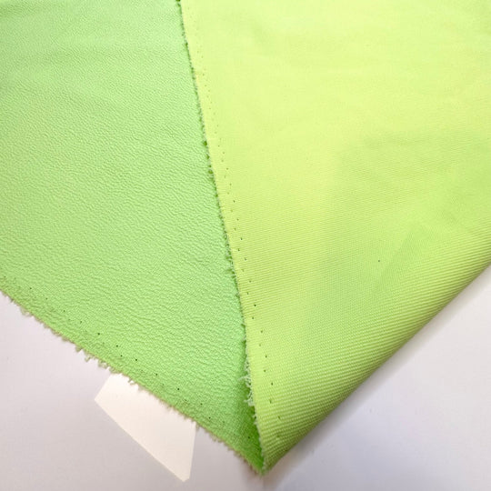 Spending The Whole Day Offline - Polyester Blend Knit - Light Green - 2.3M Bundle - True Deadstock fabric Fabric by private - Sustainable Textile | FABCYCLE