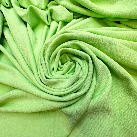 Spending The Whole Day Offline - Polyester Blend Knit - Light Green - 2.3M Bundle - True Deadstock fabric Fabric by private - Sustainable Textile | FABCYCLE