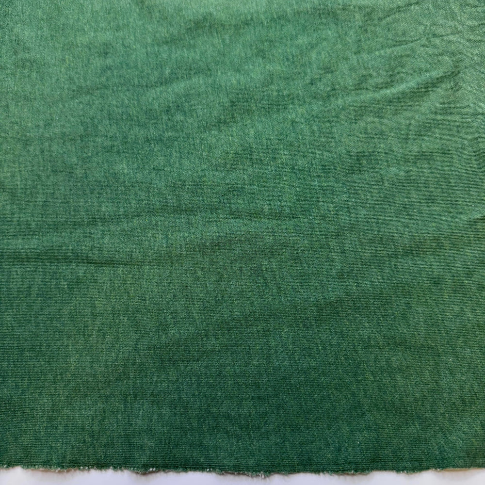 Spent More Time Outside - French Terry Natural Blend Knit - Green - 2.5M Bundle - True Deadstock fabric Fabric by private - Sustainable Textile | FABCYCLE