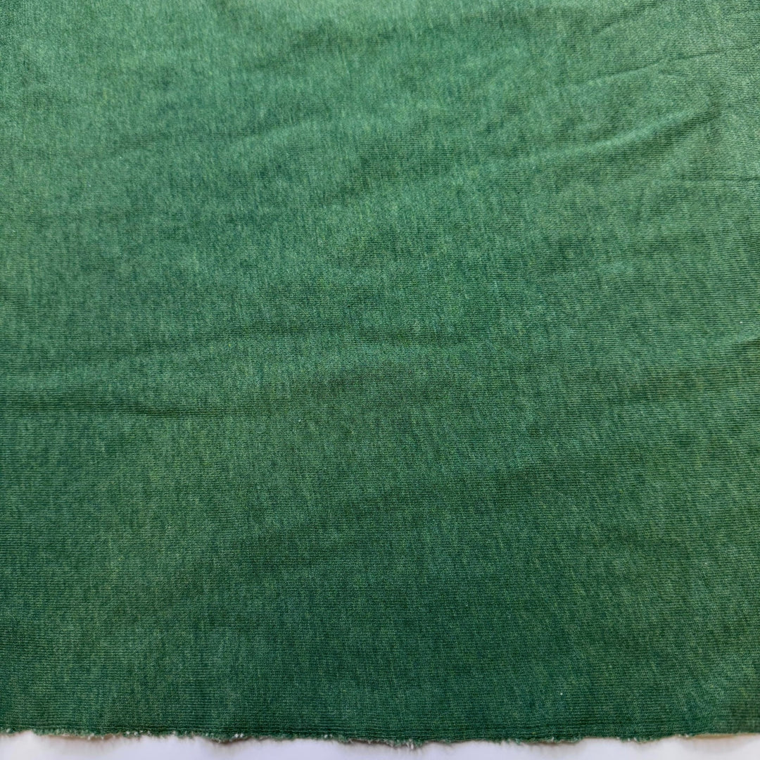 Spent More Time Outside - French Terry Natural Blend Knit - Green - 2.5M Bundle - True Deadstock fabric Fabric by private - Sustainable Textile | FABCYCLE